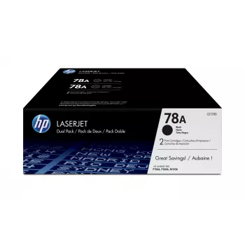 HP 78A paket od 2 crne originalne LaserJet toner kartuše, 4200 stranica, crna, 2 kom.