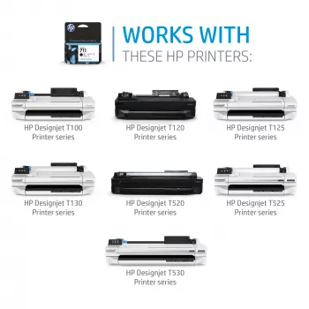 HP 711 paket od 3 kom 29 ml magenta DesignJet tintne patrone