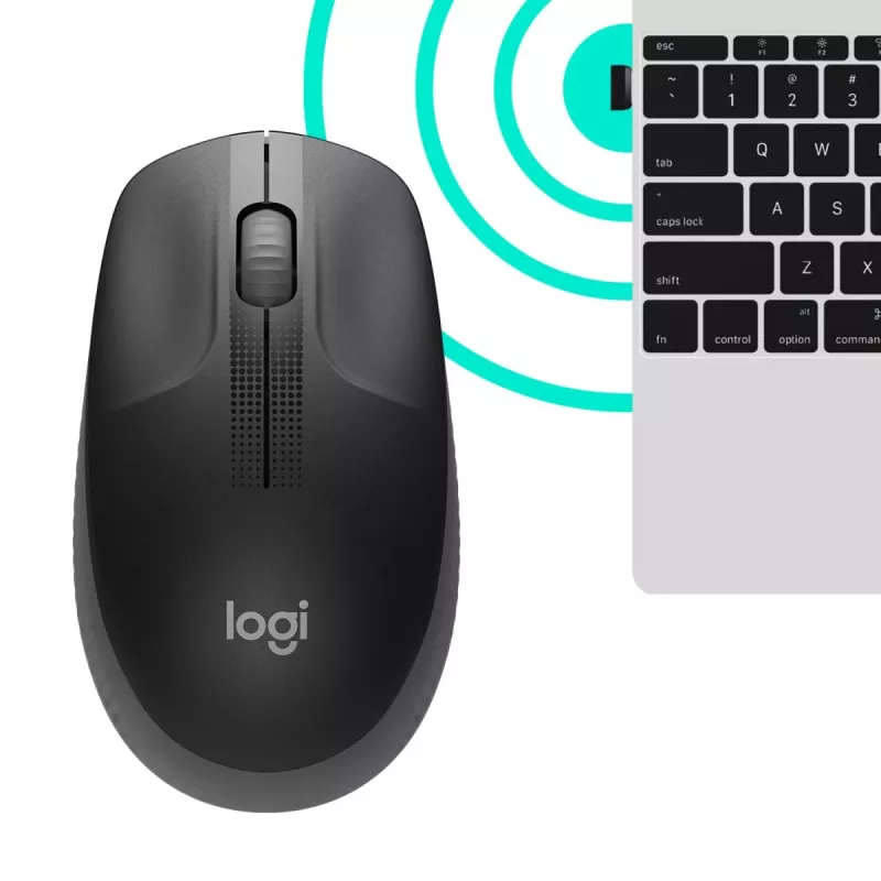 LOGITECH M190 Full-Size bežični miš Charcoal