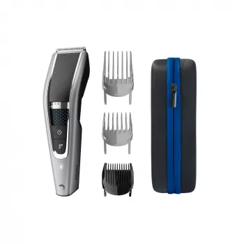 Philips 5000 serija HC5650/15 šišač kose, bežični ili s kabelom, 28 postavki duljine, sivi/srebrni