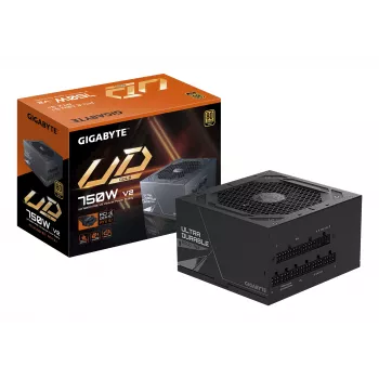 GIGABYTE UD750GM PG5 V2 napajanje - PCIe Gen 5.1, 80 PLUS Gold, potpuno modularni dizajn, 120mm ventilator, ATX 3.1 kompatibilno, EU utikač