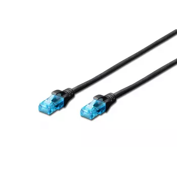DIGITUS patch kabel - Cat 5e - U-UTP - Snagless - 3m - crni