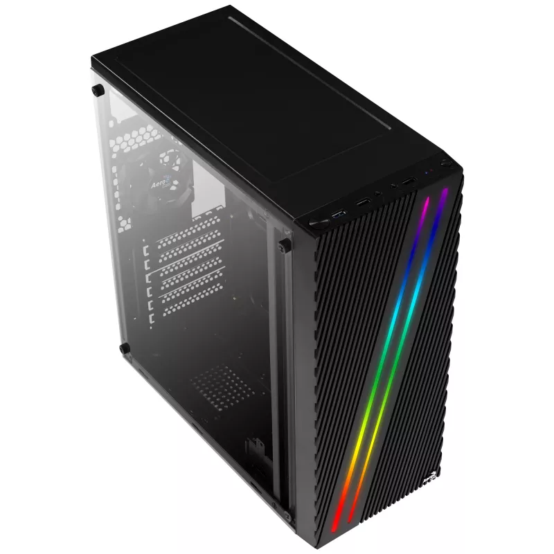 Aerocool Streak Midi Tower crni