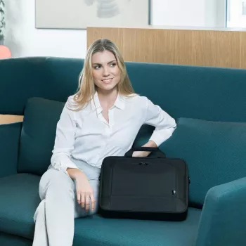 DICOTA Eco Top Traveller Base - torba za prijenosno računalo 13-14,1 inch - crna / 300d RPET poliester