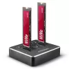 Axagon ADSA-M2C SuperSpeed USB-C 10Gbps dual M.2 NVMe dock