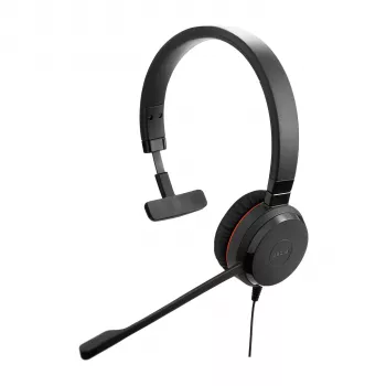 Jabra Evolve 20SE UC Mono, žičane, ured/call centar, 150 - 7000 Hz, 142 g, slušalice, crne