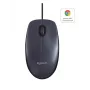 LOGITECH miš - B100 - optički - crni