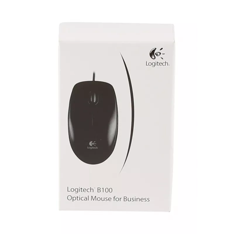 LOGITECH miš - B100 - optički - crni