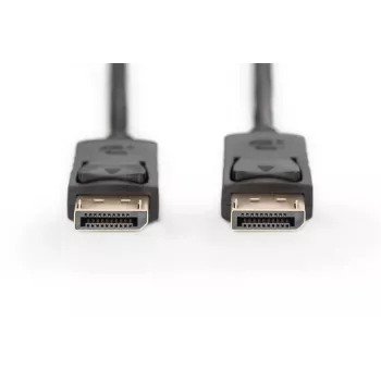 DIGITUS DisplayPort kabel, DP utikač/utikač, 15m sa zaključavanjem, Full HD 1080p, crni