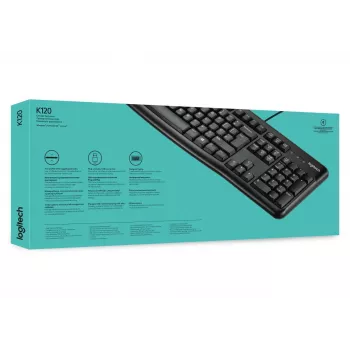 LOGITECH tipkovnica K120 - za tvrtke Azerty belgijski