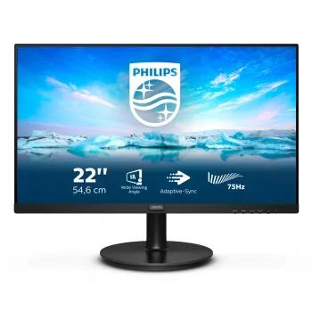 Philips V Line 222V8LA/00 računalni monitor 54,6 cm (21,5 inch) 1920 x 1080 piksela Full HD LCD crni