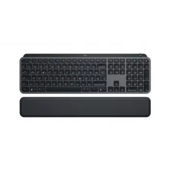 LOGITECH MX Keys S tipkovnica Graphite s podlogom za zapešće QWERTZ njemački