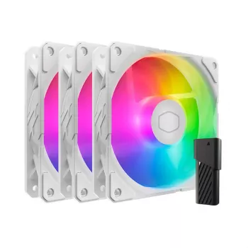 Cooler Master SickleFlow Edge 120 ARGB 3-u-1 kućišni ventilatori, 3x 120 mm, bijeli, MFX-B2DW-253P2-R2