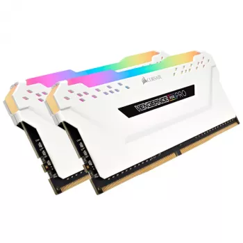 CORSAIR Memory 32GB DDR4 2666MHz 2x16GB C16 - White