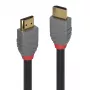 Lindy 1 m High Speed HDMI kabel, Anthra Line, 1 m, HDMI Type-A (standard), HDMI Type-A (standard), 4096 x 2160 piksela, 18 Gbit/s, crni, sivi