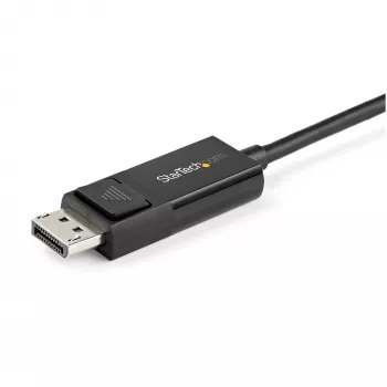 StarTech.com 6.6ft (2m) USB C na DisplayPort 1.2 kabel 4K 60Hz - dvosmjerni DP na USB-C ili USB-C na DP reverzibilni video adapter kabel - HBR2/HDR - USB Type C/Thunderbolt kabel za monitor