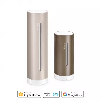 Netatmo NWS-S-EC Smart Weather Station Original 2nd Gen, Indoor/Outdoor, HomeKit, Sand (Brown)