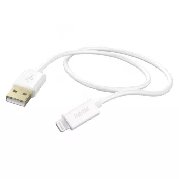 Hama kabel za punjenje, USB-A - Lightning, 1,5 m, bijeli