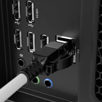 Lindy 2m Cat.6A S/FTP mrežni kabel sa sustavom zaključavanja, sivi