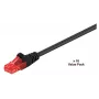 Microconnect V-UTP610SVP mrežni kabel crni 10 m Cat6 U/UTP (UTP)