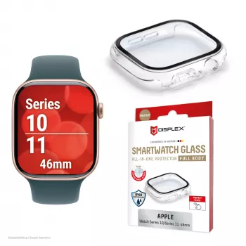 E.V.I Displex Full Body zaštita zaslona za Apple Watch Series 10/11 46 mm, prozirna