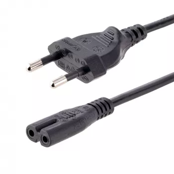StarTech.com 2 m kabel za napajanje prijenosnog računala, EU utikač na C7, 2,5 A 250 V