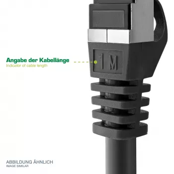 InLine patch kabel SF/UTP Cat.5e zeleni 0,5m
