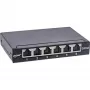 InLine patch panel Cat.6A 0,5U 6-portni, stolni/zidni/šinski, crna sa zaštitom od prašine