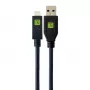 Techly ICOC MUSB31-CMAM05T USB kabel USB 3.2 Gen 1 (3.1 Gen 1) 0,5 m USB A USB C crni