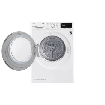 LG RH80V3AV6N sušilica rublja s toplinskom pumpom, samostojeća, punjenje sprijeda, 8 kg, bijela