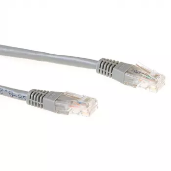 ACT sivi 1,5 m LSZH U/UTP CAT6 patch kabel s RJ45 utikačima