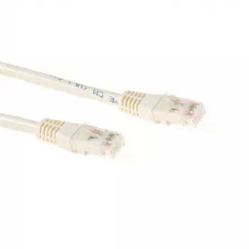 ACT bjelokosni 3 m U/UTP CAT6A patch kabel s RJ45 utikačima