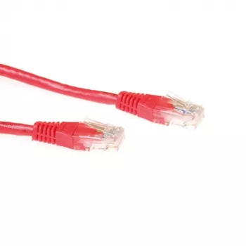 ACT crveni 3 m U/UTP CAT6A patch kabel s RJ45 utikačima