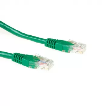 ACT zeleni 0,5 m U/UTP CAT6A patch kabel s RJ45 utikačima