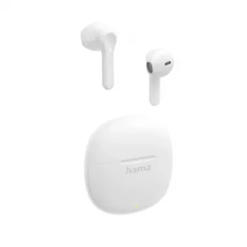 Hama Action One slušalice True Wireless Stereo (TWS) za uho za pozive/glazbu Bluetooth, bijele