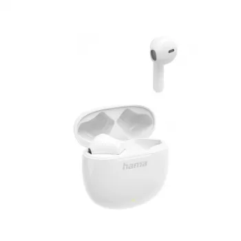 Hama Action One slušalice True Wireless Stereo (TWS) za uho za pozive/glazbu Bluetooth, bijele
