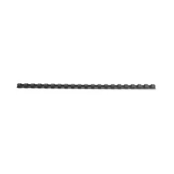 GBC CombBind plastični uvezni hrbat 14mm A4 21R, crni, 125 listova, polivinil klorid (PVC), A4, 1,4 cm, 590 g