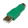 StarTech.com zamjenski PS/2 na USB adapter za miš - F/M, PS/2, USB, zeleni