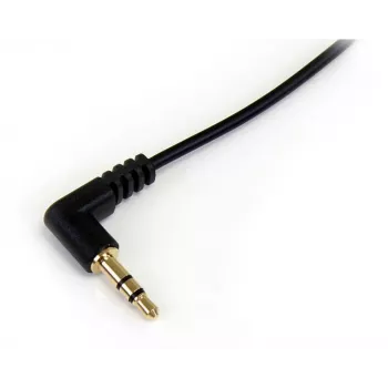 StarTech.com 6 ft Slim 3.5mm to Right Angle Stereo Audio Cable - M/M