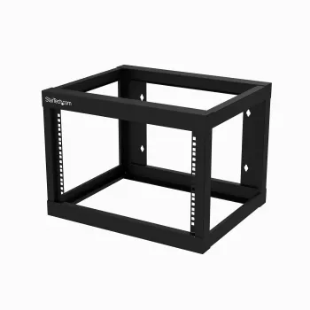StarTech.com 6U 19 inch zidni mrežni stalak dubine 19 inch 2-stupni otvoreni okvir za poslužiteljske sobe, podatkovnu/AV/IT/komunikacijsku/računalnu opremu/patch panel s kaveznim maticama/vijcima kuka/omča - Cisco 2960