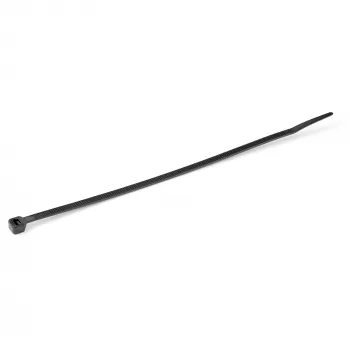 StarTech.com 25-cm vezice za kabele – širine 4 mm, promjer snopa 68 mm, vlačna čvrstoća 22 kg, samozatezne najlonske vezice za kabele sa zakrivljenim vrhom – 94V-2/UL popisano, pakiranje 100 komada – crne