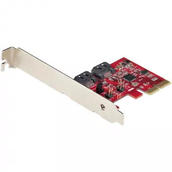 StarTech.com SATA PCIe kartica - 2-portna PCIe SATA kartica za proširenje - 6Gbps - Full/Low Profile - PCI Express na SATA adapter/kontroler - ASM1062R SATA RAID - PCIe na SATA pretvarač