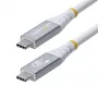 StarTech.com 3 m (10 ft) USB4 kabel, 20 Gbit/s, USB-IF certificirani USB-C kabel, 60 W PD, 4K 120 Hz DP 1.4, TPE plašt, bijeli USB-C kabel