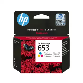 HP 653 trobojna originalna Ink Advantage patrona