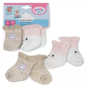 BABY born čarape ovca 2 para 43cm čarape za lutke