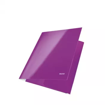 Leitz mapa s 3 preklopa WOW Card/POB A4, A4, polipropilen (PP), ljubičasta, 250 listova, 80 g/m², papir