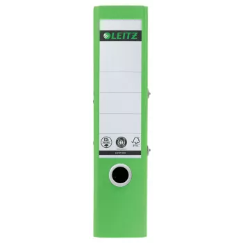Leitz 180° Recycle registrator s polugom, A4, okrugli prsten, pohrana, karton, zeleni, zeleni