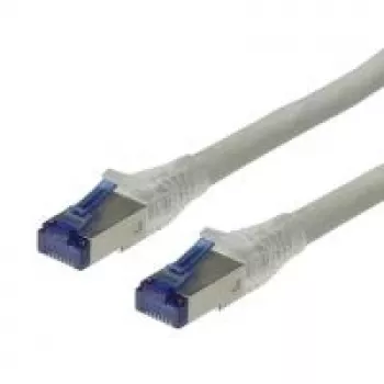 ROLINE - patch kabel - RJ-45 (M) - RJ-45 (M) - 20 m - SFTP, PiMF - kat. 6a - krimpani, masivni, glatki, bez halogena - sivi (21.15.0874)