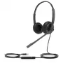 Yealink UH34 Lite Dual UC - slušalice - on-ear - žične - USB - crne - za Yealink SIP-T43, T46, T48, T53, T54, T57, VP59, T58, VP59
