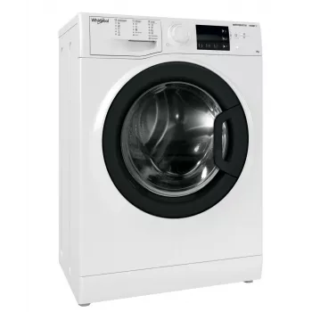 Whirlpool Washing machine | WRSB 7259 WB EU | Energy efficiency class B | Front loading | Washing capacity 7 kg | 1200 RPM | Depth 43.5 cm | Width 59.5 cm | Display | LED | Steam f